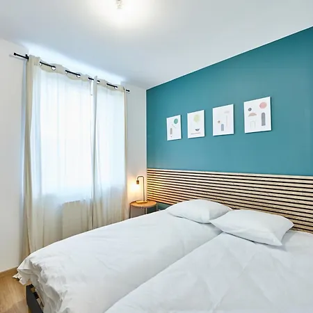 Apartamento Be-4g - Joli 2 Pieces Equipe Pour 1-2 Pers Au 4eme Etage Au Centre De Mulhouse