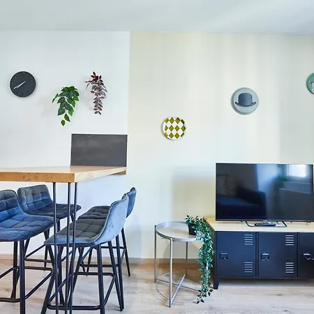 Apartamento Be-4g - Joli 2 Pieces Equipe Pour 1-2 Pers Au 4eme Etage Au Centre De